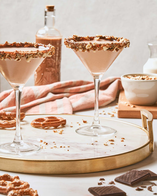 Chocolate Covered Pretzel Martini