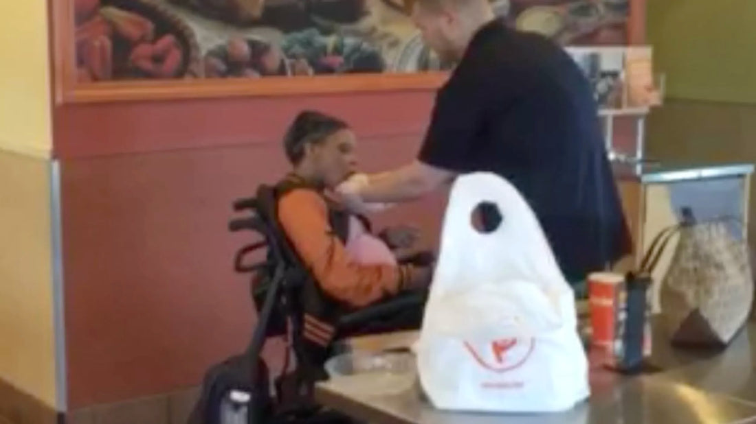 Footage Of Fast Food Employee's Encounter With Disabled Woman Quickly Goes Viral (Video)