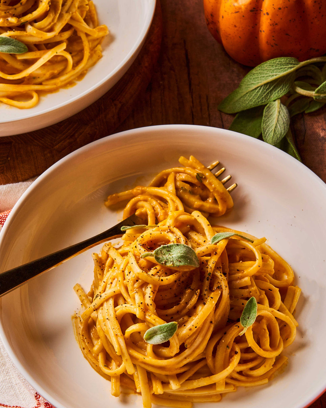 Vegan Pumpkin Alfredo