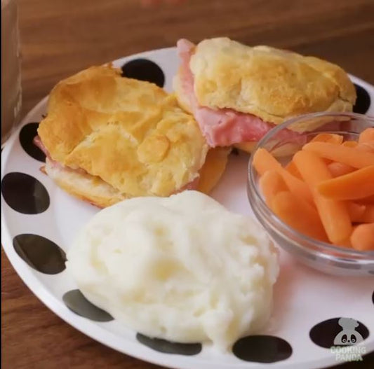 3-Ingredient Ham & Cheese Bake