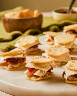 Leftover Turkey Cracker Sandwich