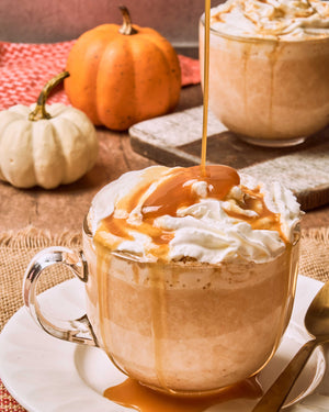 Pumpkin Spice White Hot Chocolate