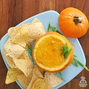 Jack O'Lantern Cheesy Beef Dip