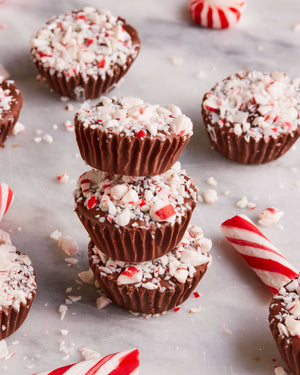 Peppermint Mocha Chocolate Cups