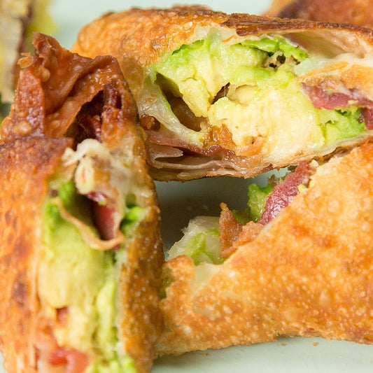 Avocado Bacon Egg Rolls