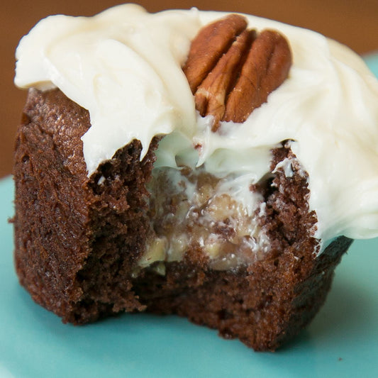 Bourbon Pecan Pie Cupcakes