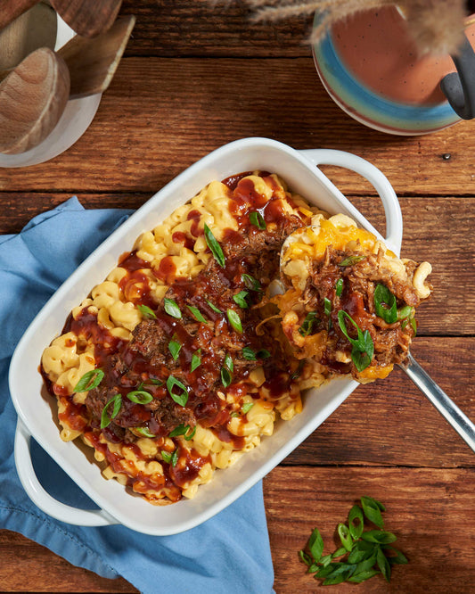 Pulled Pork Mac N Cheese