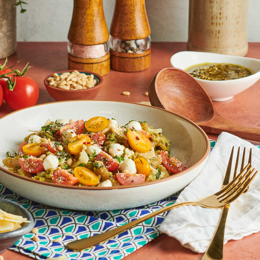 Caprese Pesto Pasta