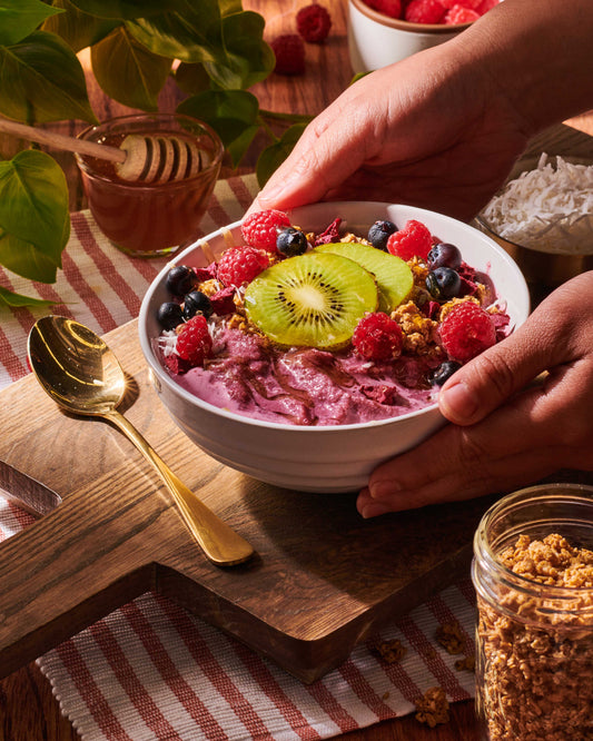 Raspberry Beet Smoothie Bowl