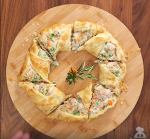 Chicken Pot Pie Crescent Ring