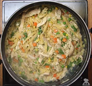 Chicken Pot Pie Fettuccine