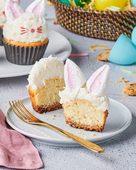 Chocolate Chip Bunny Cupcakes