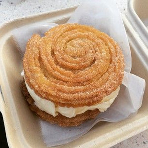 Churro Ice Cream Sandwiches