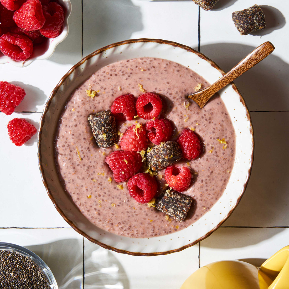 Raspberry Chia Pudding Bowl