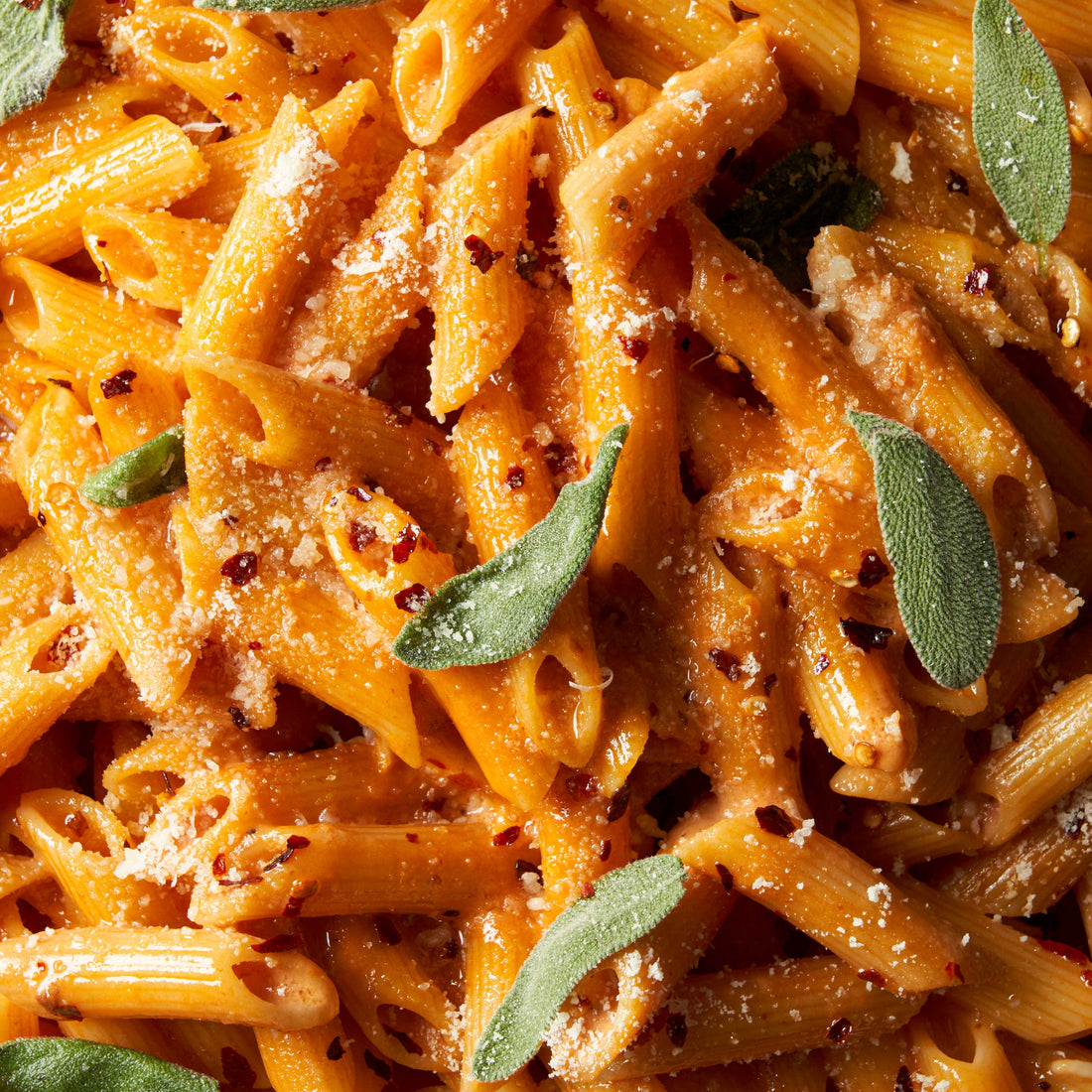 Spicy Pumpkin Vodka Penne