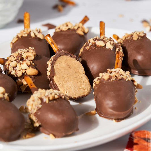 Peanut Butter Acorn Balls