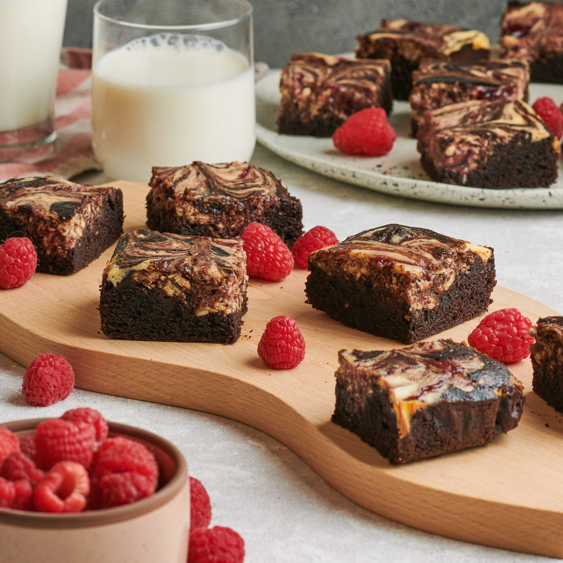 Raspberry Cheesecake Brownies