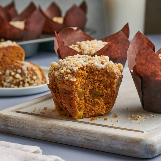 Apple Pumpkin Cinnamon Muffins