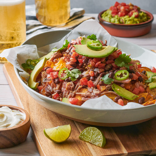 Pulled Pork Plantain Nachos