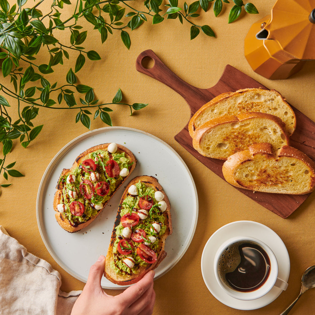 Caprese Avocado Toast