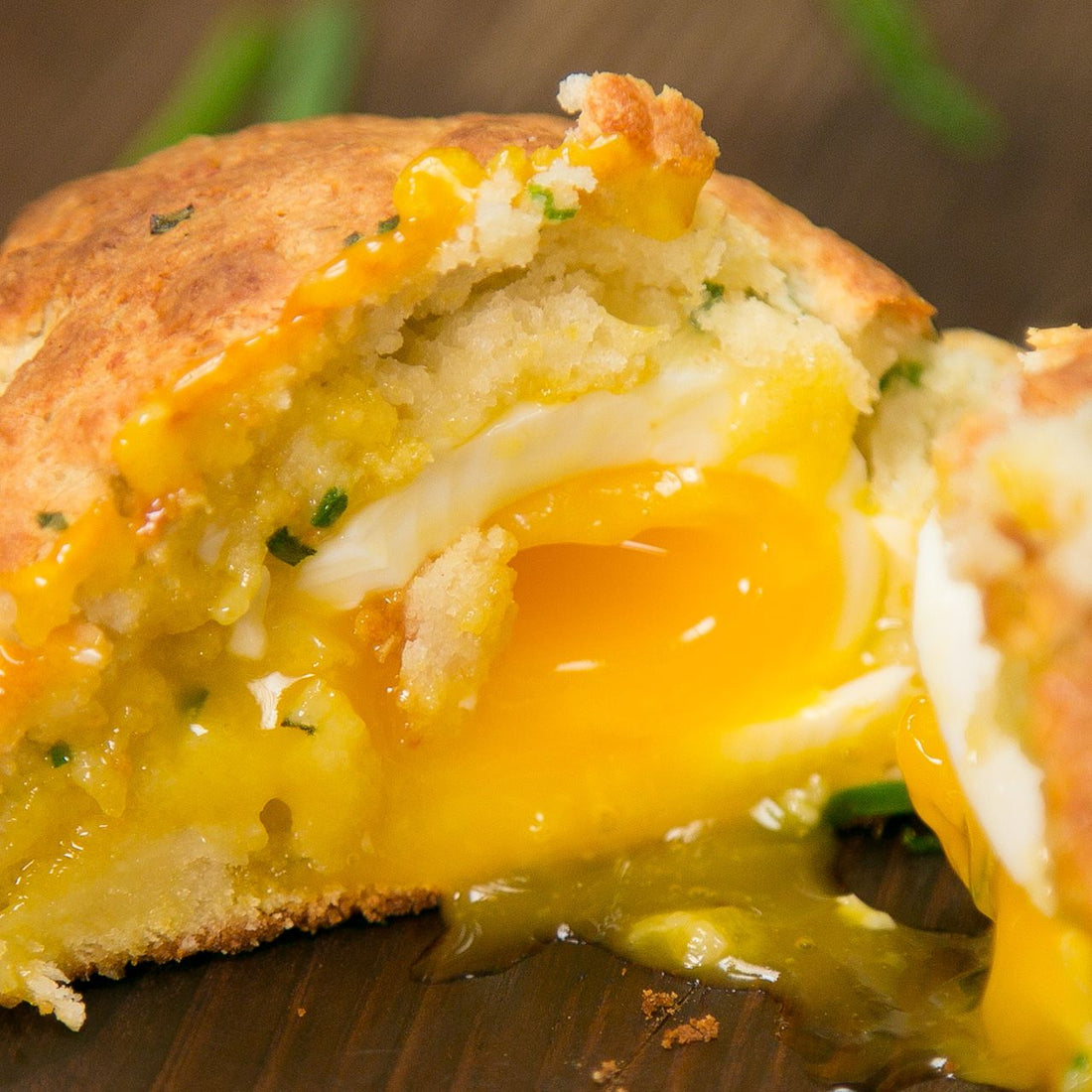 Egg Stuffed Biscuits