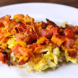 Breakfast Pizza With Hash Brown Crust