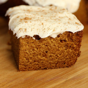 Pumpkin Bars With Cream Cheese Frosting