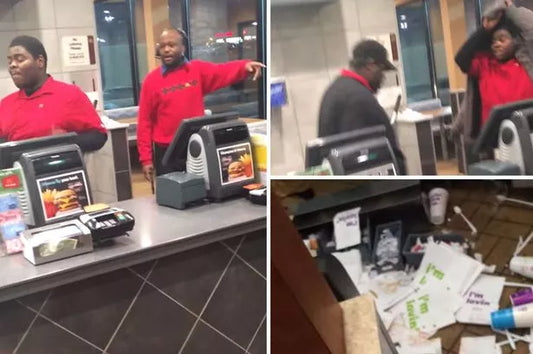 McDonald's Employee Trashes The Restaurant After Being Fired (Video)