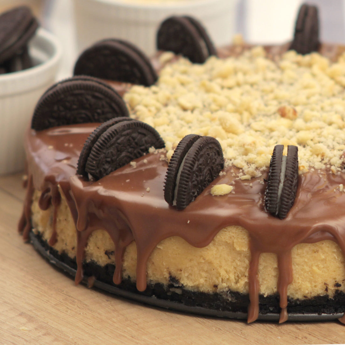 Oreo Peanut Butter Cheesecake