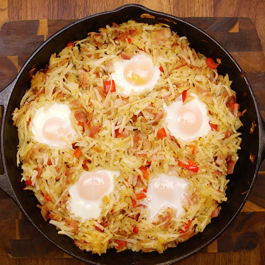 Skillet Eggs And Hash