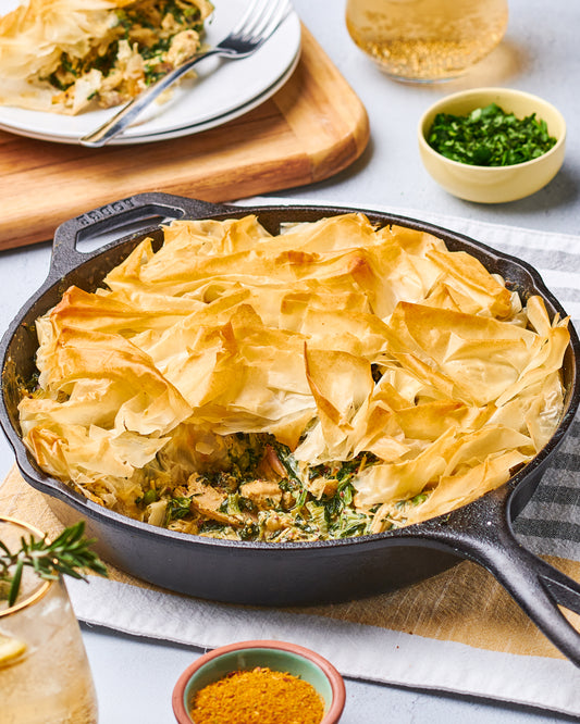 Spicy Spring Chicken Pot Pie