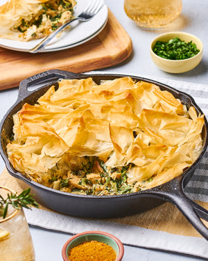 Spicy Spring Chicken Pot Pie