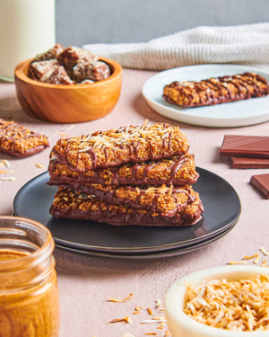 Toasted Coconut Date Breakfast Bars