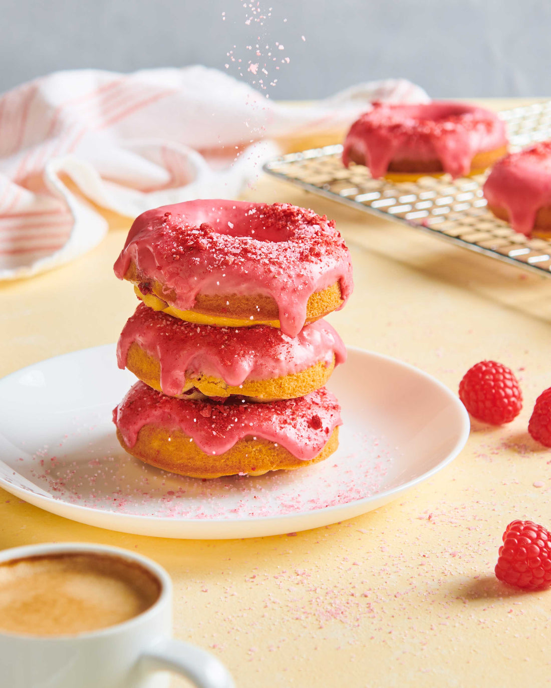 Raspberry Margarita Donuts