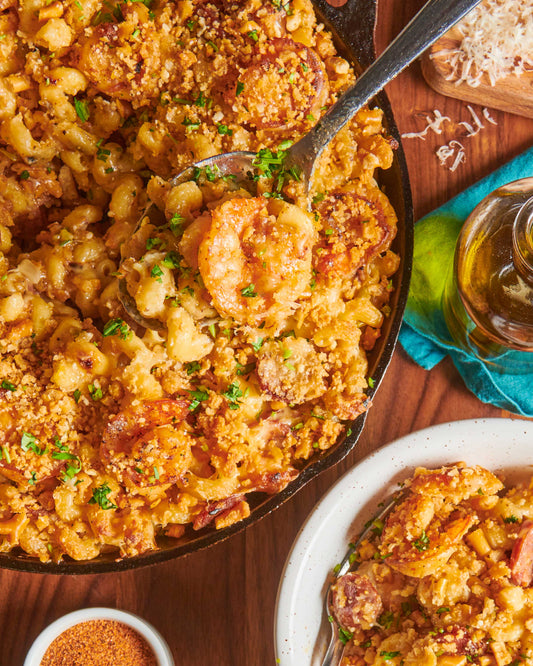 Cajun Shrimp Mac and Cheese