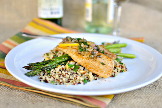 Pan-Seared Tilapia with Lemon Caper Sauce