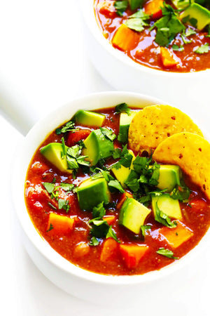 Sweet Potato Enchilada Soup