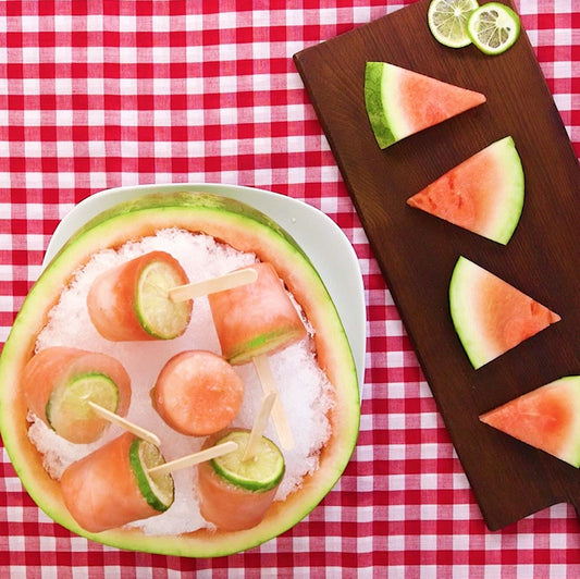 Watermelon Margarita Popsicles