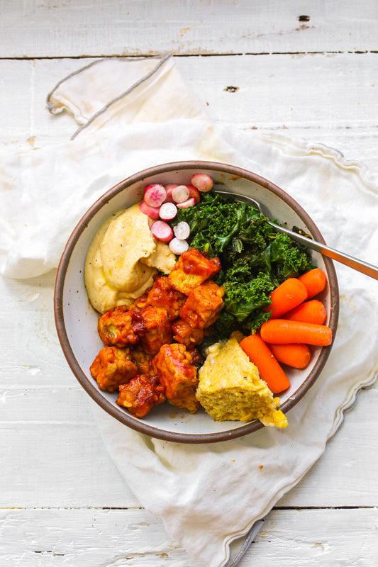 BBQ Tempeh Kale Bowl