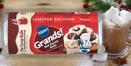 Pillsbury's New Limited-Edition Hot Cocoa Rolls With Marshmallow Icing