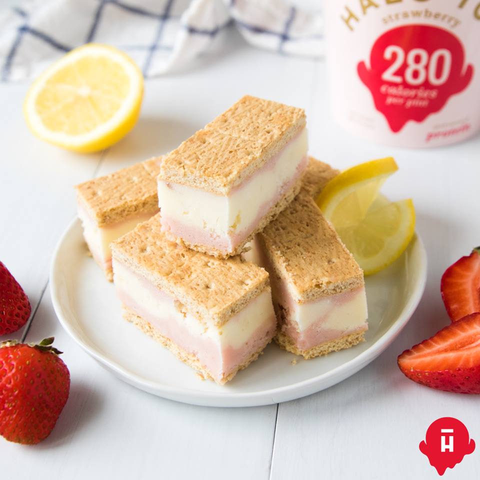 Strawberry Lemon Shortcake Bars