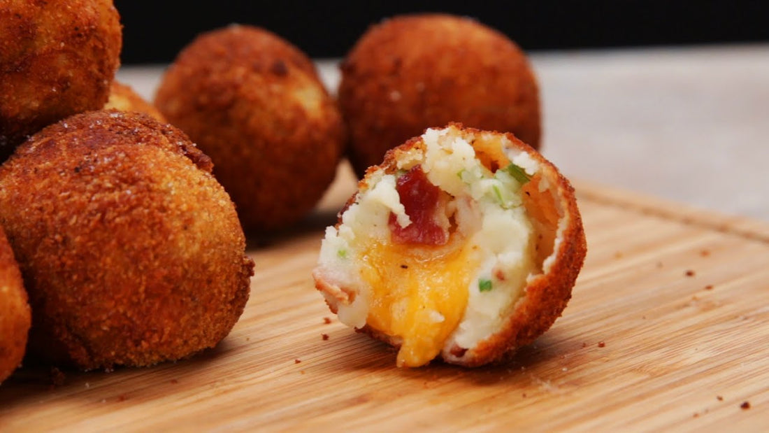 Loaded Cheese Stuffed Mashed Potato Balls Are An Appetizer To Be Reckoned With