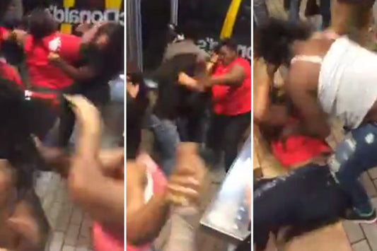 Group Walks Into McDonald's, All Hell Breaks Loose (Video)